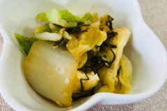 白菜の塩麹和え