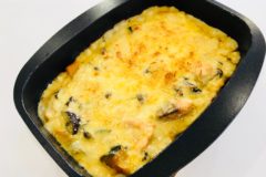 秋野菜たっぷりかぼちゃグラタン