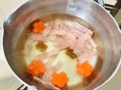 菜の花のコンソメスープ ガス育クッキング 暮らしの情報 お客さまへのご案内 北ガスジェネックス