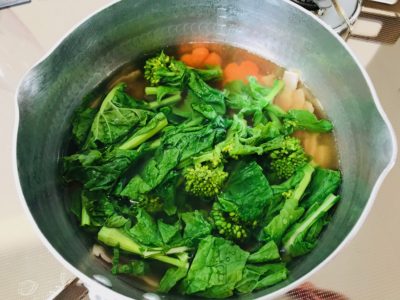 菜の花のコンソメスープ ガス育クッキング 暮らしの情報 お客さまへのご案内 北ガスジェネックス