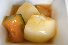 かぼちゃとかぶの煮物